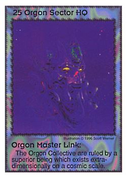 Need: 1    Want: 10    Have: 2    Will Trade: 0    In Storage: 1              HQ25 ‑ Orgon Sector HQ  Set: GI  Rarity: V3    Artist: Scott Werner    