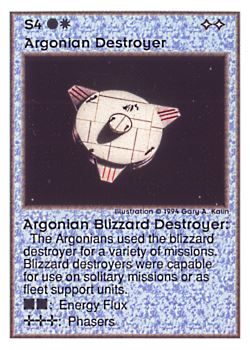 Need: 0    Want: 0    Have: 99 (+25)    Will Trade: 95    In Storage: 29              S4 ‑ Argonian Destroyer ‑ Argonian Blizzard Destroyer  Set: UE  Rarity: R4    Artist: Gary A. Kalin    