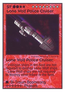 Need: 0    Want: 7    Have: 6    Will Trade: 0    In Storage: 0              S7 ‑ Lone Wolf Police Cruiser  Set: Per  Rarity: V1    Artist: George T. Henne Jr.    