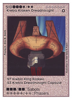 Need: 0    Want: 0    Have: -1    Will Trade: 0    In Storage: 0              S10 ‑ Krebiz Kraken Dreadnought (King Kraken / Dreadnought Capsule)  Set: Pro8  Rarity: Pro8    Artist: Christina Wald & Gary A. Kalin    