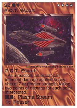 Need: 0    Want: 0    Have: 52 (+94)    Will Trade: 48    In Storage: 33              S2 ‑ P.O.T. Escort  Set: NE  Rarity: C1    Artist: Randy Asplund‑Faith    