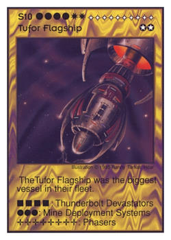 Need: 0    Want: 1    Have: 3    Will Trade: 0    In Storage: 0              S10 ‑ Tufor Flagship  Set: AT  Rarity: E1    Artist: Randy 'Tarkas' Hoar    