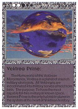 Need: 0    Want: 0    Have: 37 (+4)    Will Trade: 33    In Storage: 30              T5 ‑ Planet ‑ Vektrea Prime  Set: BE  Rarity: C1    Artist: Josepha Haveman    