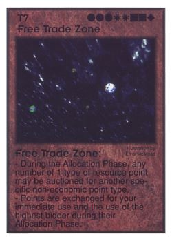 Need: 0    Want: 3    Have: 10    Will Trade: 0    In Storage: 0              T7 ‑ Free Trade Zone  Set: Per  Rarity: U1    Artist: Elvis McMaad    