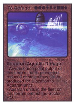 Need: 0    Want: 10    Have: 3    Will Trade: 0    In Storage: 1              T8 ‑ Refuge ‑ Aqaaran Aquatic Refuge  Set: Per  Rarity: V1    Artist: C. Henry Schulte    