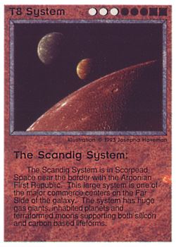 Need: 1    Want: 1    Have: 3 (+21)    Will Trade: 0    In Storage: 0              T8 ‑ System ‑ The Scandig System  Set: PE  Rarity: V1    Artist: Josepha Haveman    